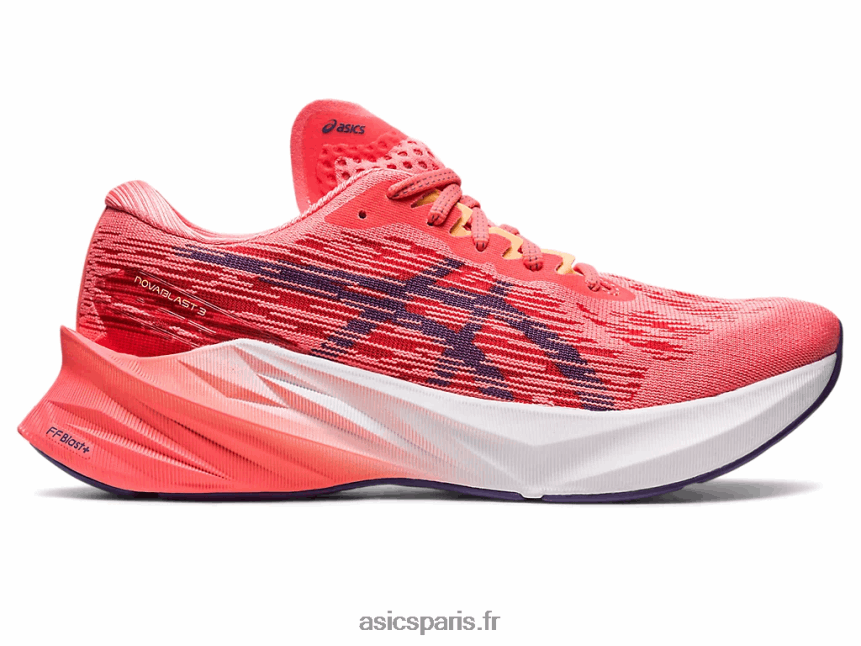 femmes Asics novablast 3 BXL8B22416 papaye/violet poussiéreux