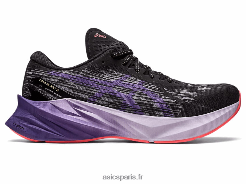 femmes Asics novablast 3 BXL8B22460 noir/violet poussiéreux