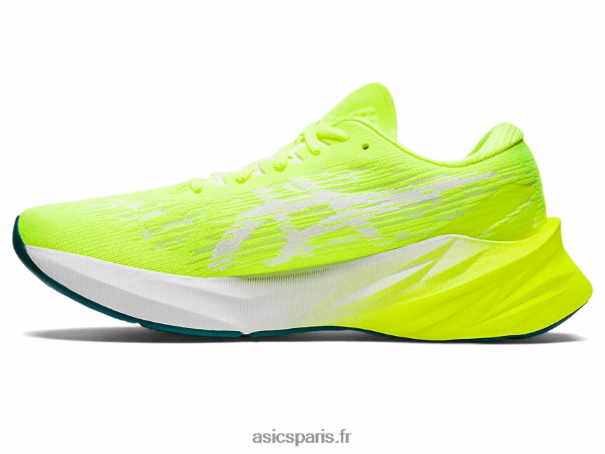 femmes Asics novablast 3 BXL8B22959 jaune de sécurité/blanc