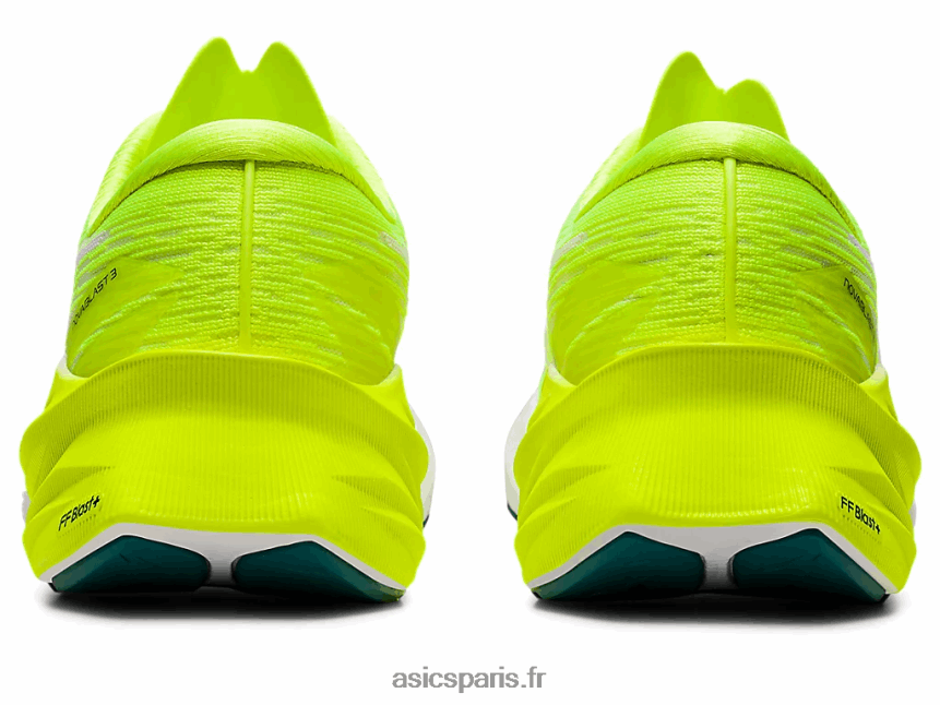 femmes Asics novablast 3 BXL8B22959 jaune de sécurité/blanc