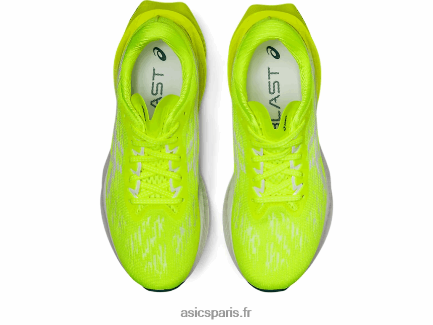 femmes Asics novablast 3 BXL8B22959 jaune de sécurité/blanc