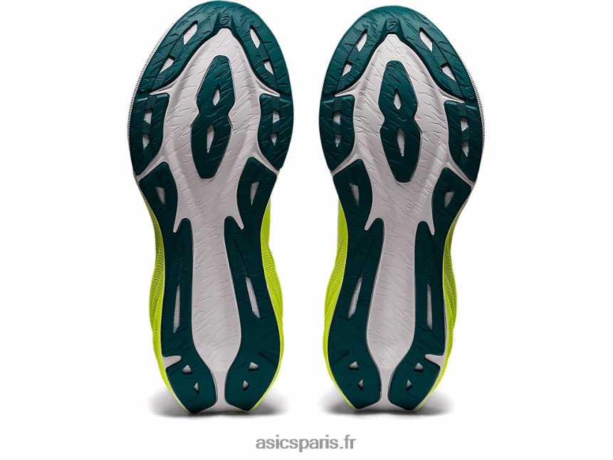 femmes Asics novablast 3 BXL8B22959 jaune de sécurité/blanc