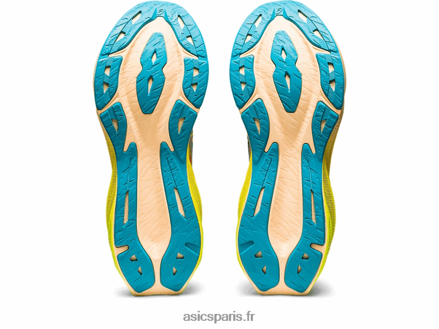 femmes Asics novablast 3 lite-show BXL8B22256 zeste de citron vert/spectacle léger