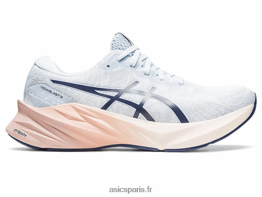 femmes Asics novablast 3 nagino BXL8B22140 ciel/crème
