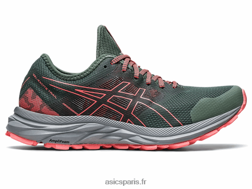 femmes Asics piste de gel-exciter BXL8B22394 lierre/papaye