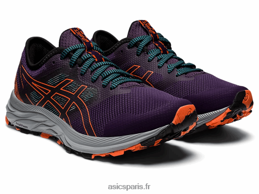 femmes Asics piste de gel-exciter BXL8B22857 teinte de nuit/orange nova