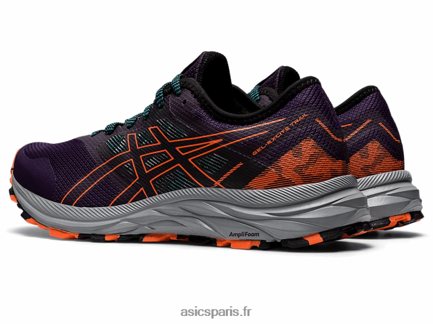 femmes Asics piste de gel-exciter BXL8B22857 teinte de nuit/orange nova