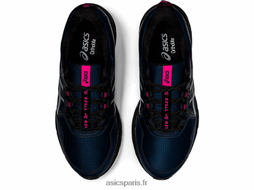 femmes Asics poinçon gel-venture 8 BXL8B23634 rave bleu français/rose