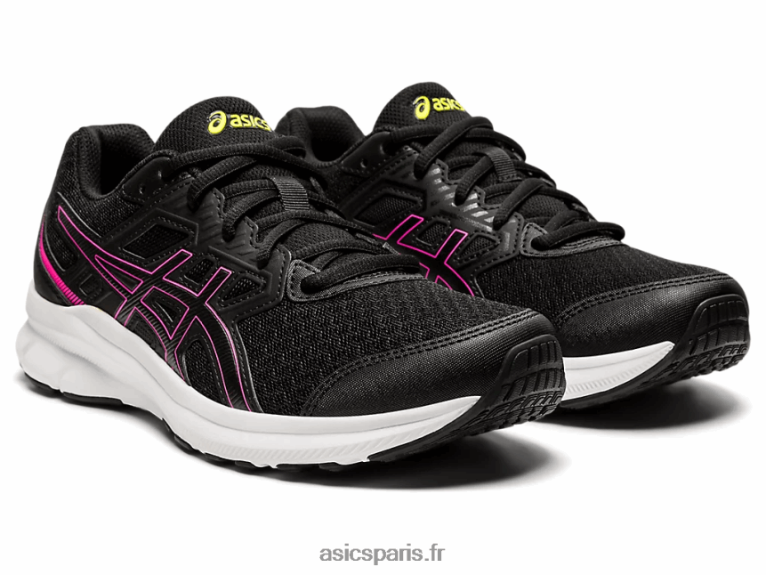 femmes Asics secousse 3 de large BXL8B23552 noir/rose vif