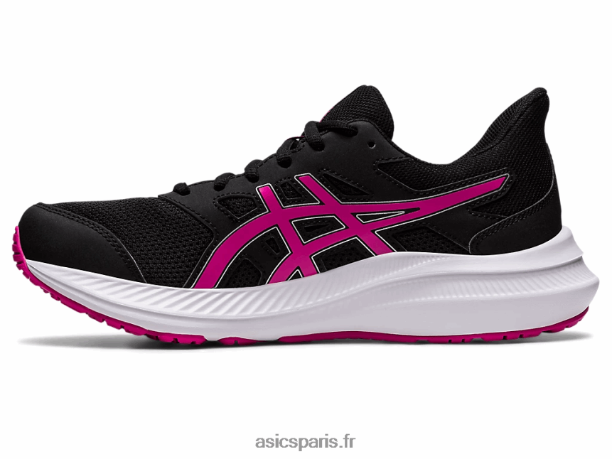 femmes Asics secousse 4 de large BXL8B22582 rave noir/rose