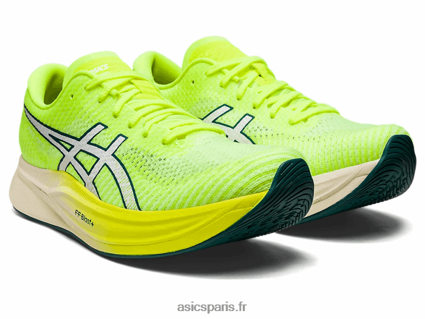 femmes Asics vitesse magique 2 BXL8B22700 jaune de sécurité/blanc