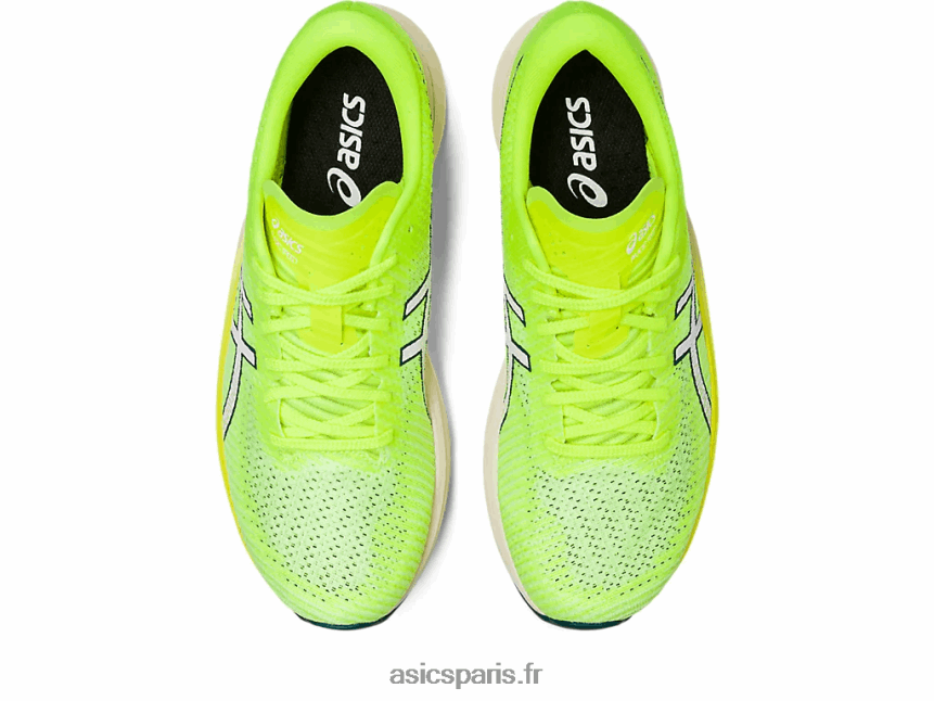 femmes Asics vitesse magique 2 BXL8B22700 jaune de sécurité/blanc