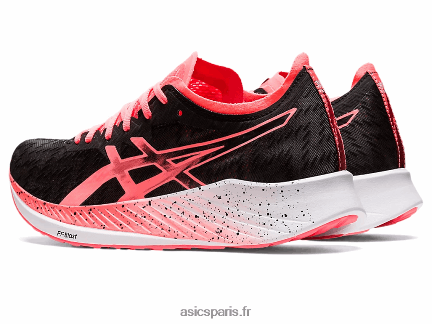 femmes Asics vitesse magique BXL8B23649 noir/corail flamboyant