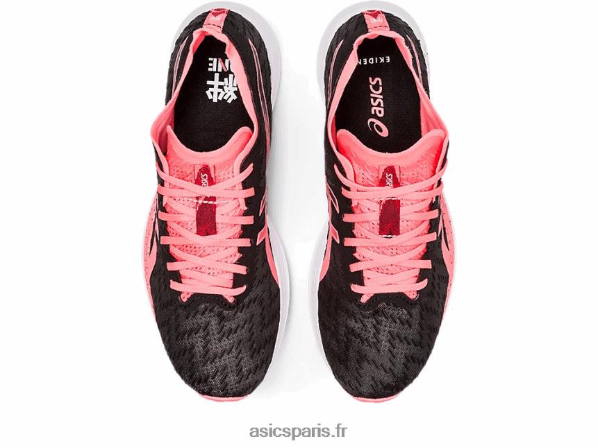 femmes Asics vitesse magique BXL8B23649 noir/corail flamboyant