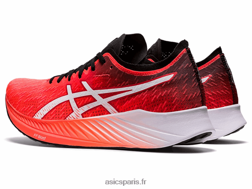 femmes Asics vitesse magique BXL8B23949 lever du soleil rouge/blanc