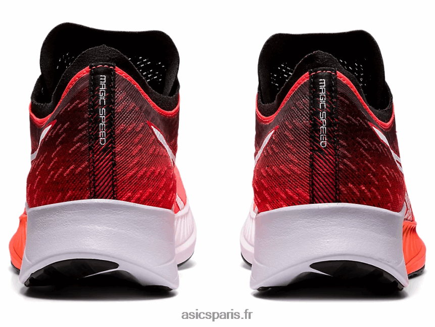 femmes Asics vitesse magique BXL8B23949 lever du soleil rouge/blanc