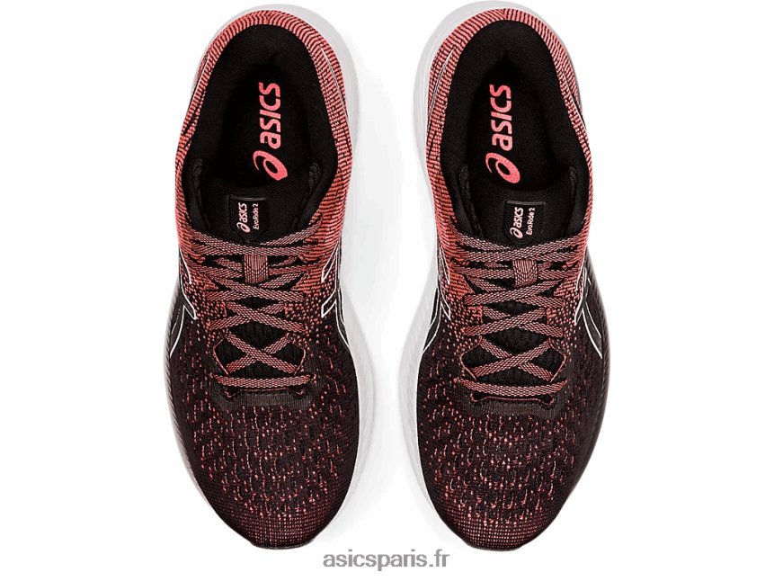 femmes Asics évoride 2 BXL8B23811 noir/corail flamboyant