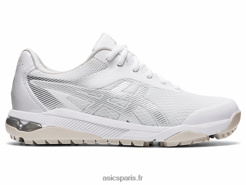 femmes Asics as du cours de gel BXL8B23251 blanc/argent pur