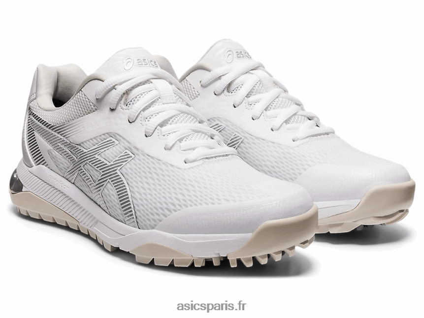 femmes Asics as du cours de gel BXL8B23251 blanc/argent pur