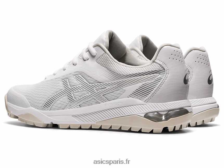 femmes Asics as du cours de gel BXL8B23251 blanc/argent pur