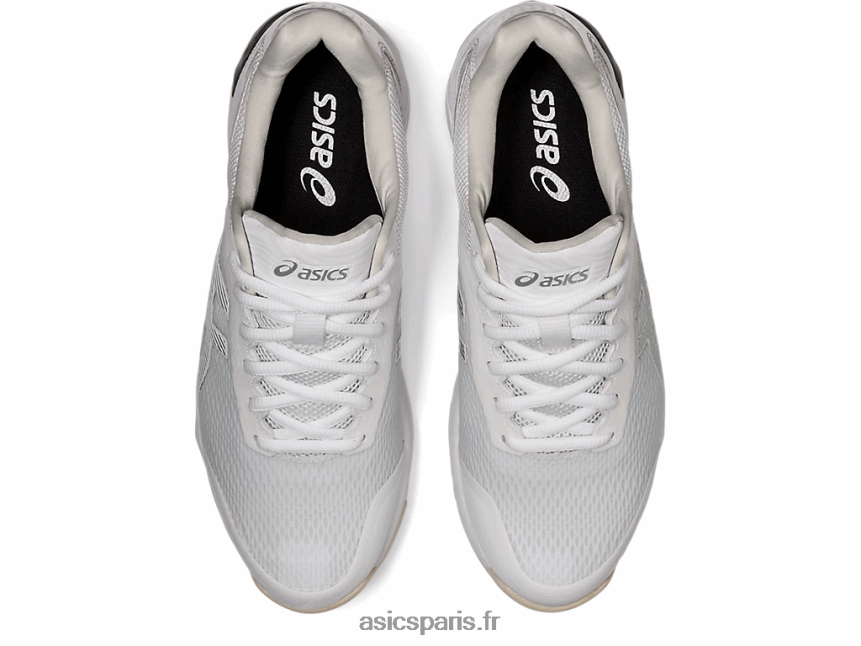 femmes Asics as du cours de gel BXL8B23251 blanc/argent pur