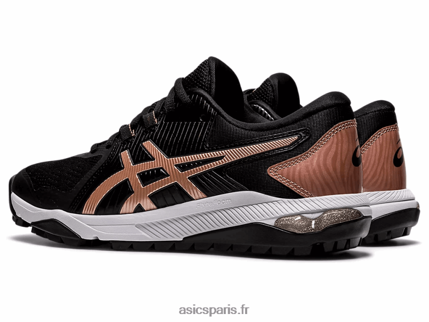femmes Asics glisse sur gel BXL8B24056 noir/or rose