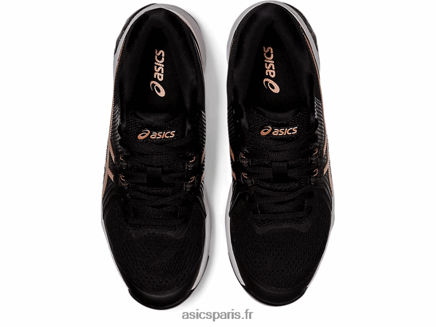 femmes Asics glisse sur gel BXL8B24056 noir/or rose