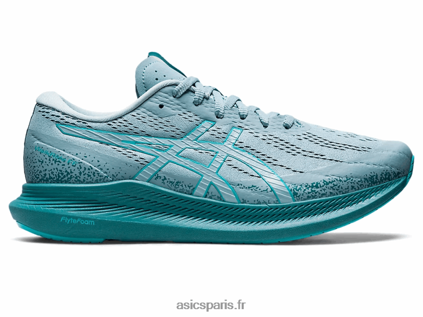 femmes Asics promenade à pied ff BXL8B22656 bleu fumé/verre de mer