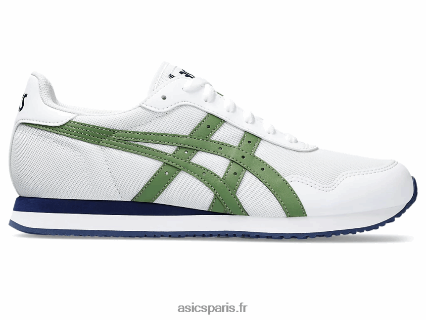 femmes Asics coureur de tigre BXL8B2208 blanc/vert cèdre
