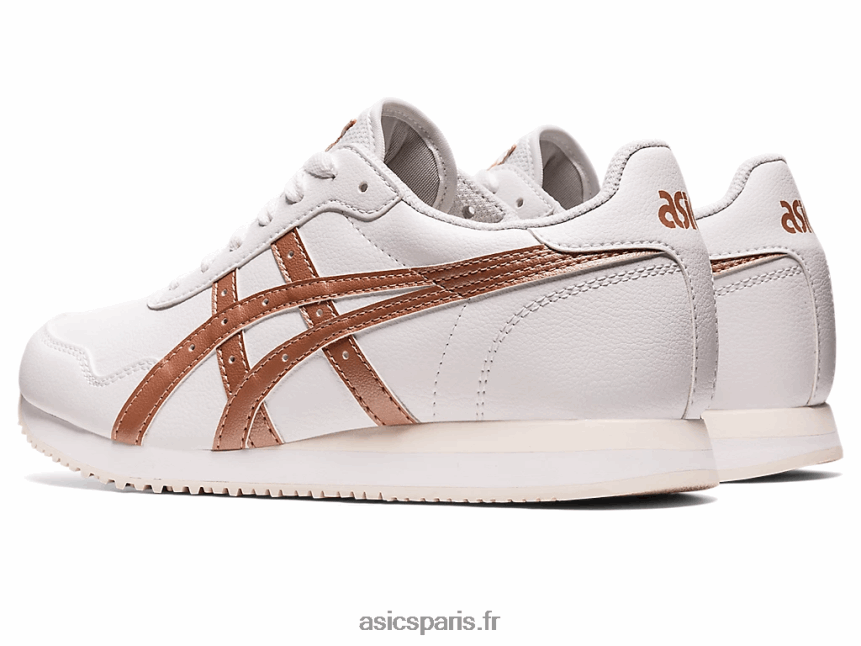 femmes Asics coureur de tigre BXL8B23140 blanc/or rose
