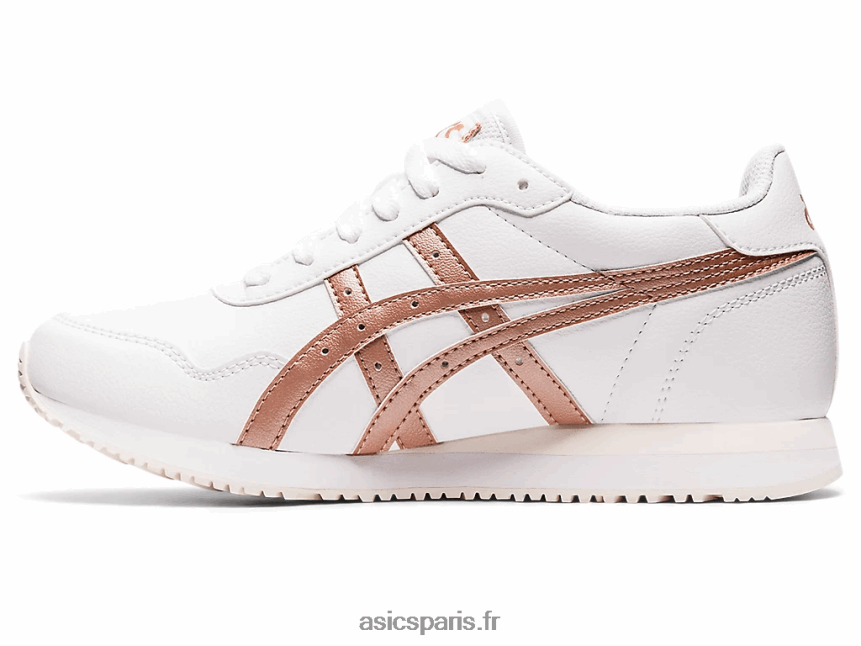 femmes Asics coureur de tigre BXL8B23140 blanc/or rose