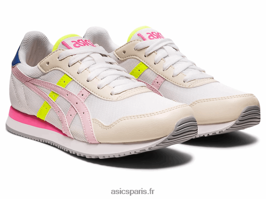 femmes Asics coureur de tigre BXL8B23141 blanc/barbe à papa