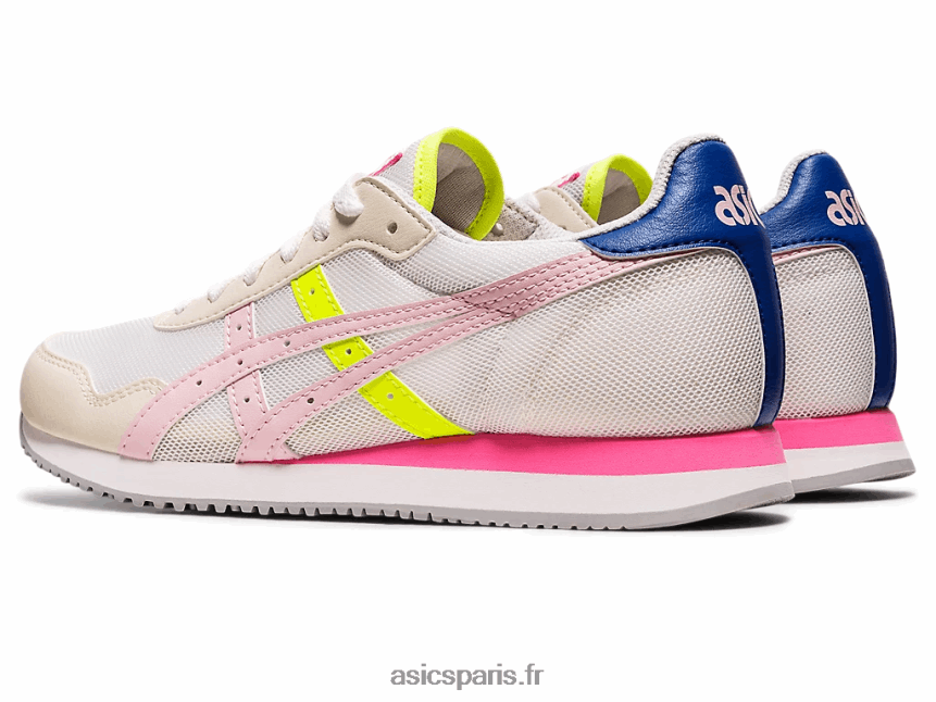 femmes Asics coureur de tigre BXL8B23141 blanc/barbe à papa