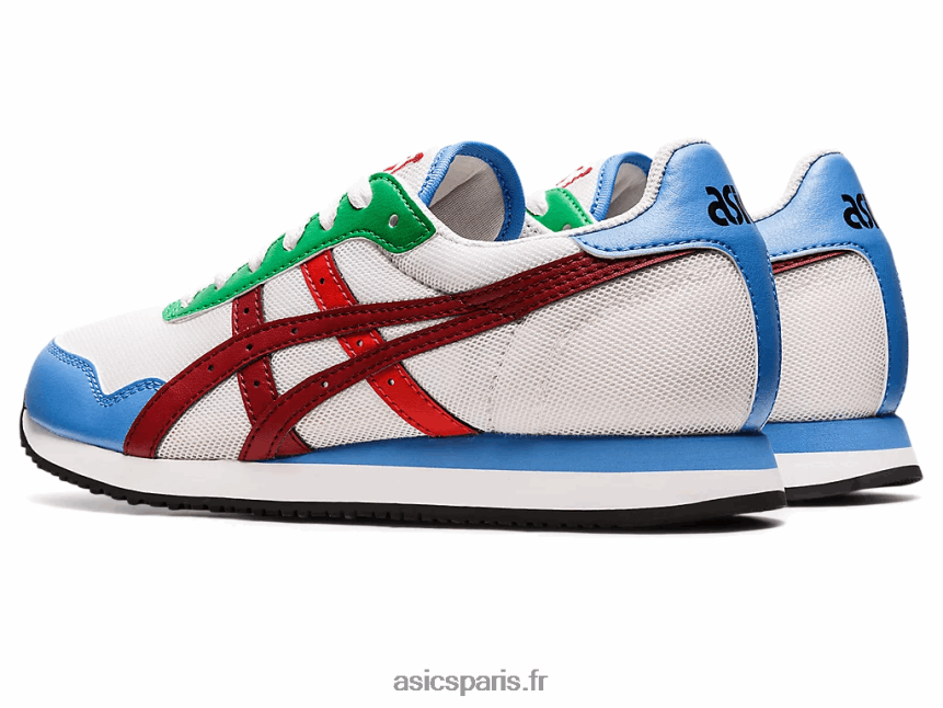 femmes Asics coureur de tigre BXL8B23148 blanc/bordeaux