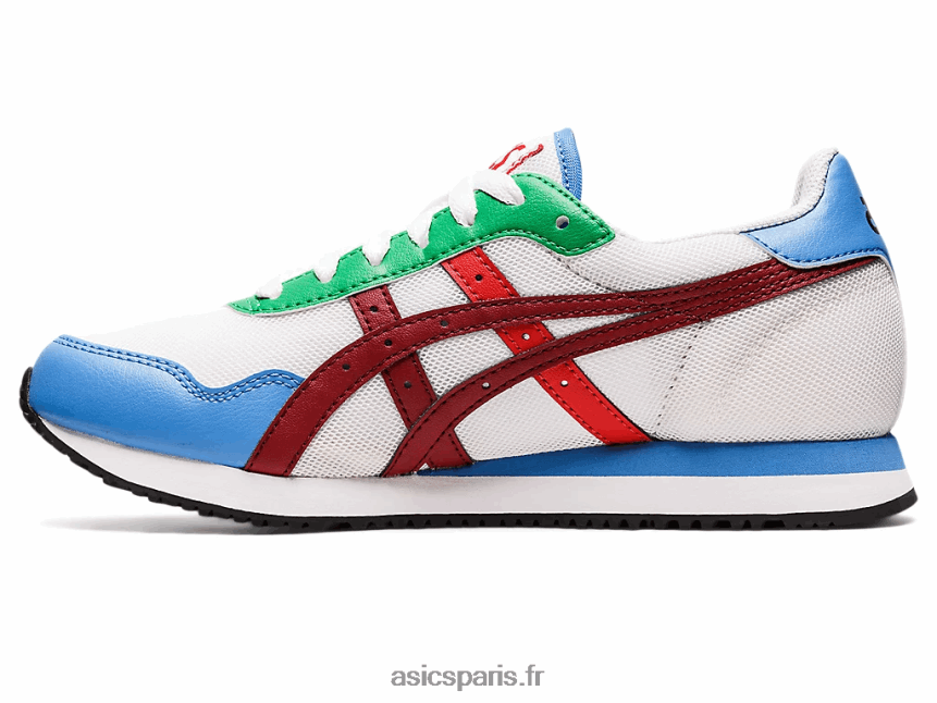 femmes Asics coureur de tigre BXL8B23148 blanc/bordeaux