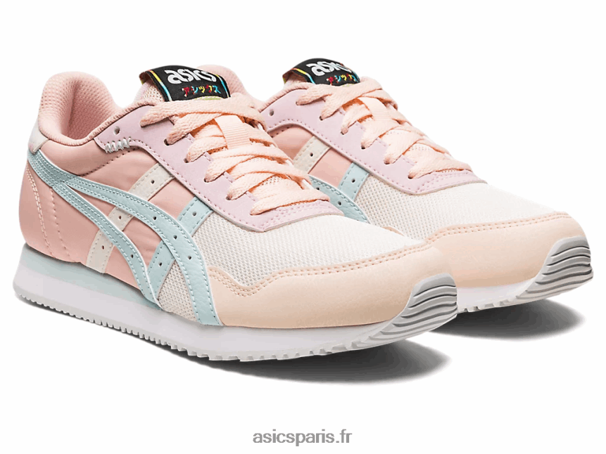 femmes Asics coureur de tigre BXL8B23150 crème/aqua angel
