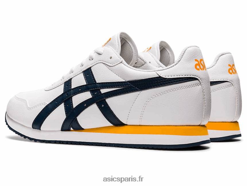 femmes Asics coureur de tigre BXL8B2641 blanc/bleu français