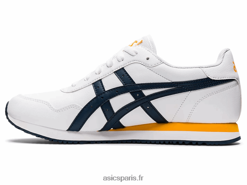 femmes Asics coureur de tigre BXL8B2641 blanc/bleu français