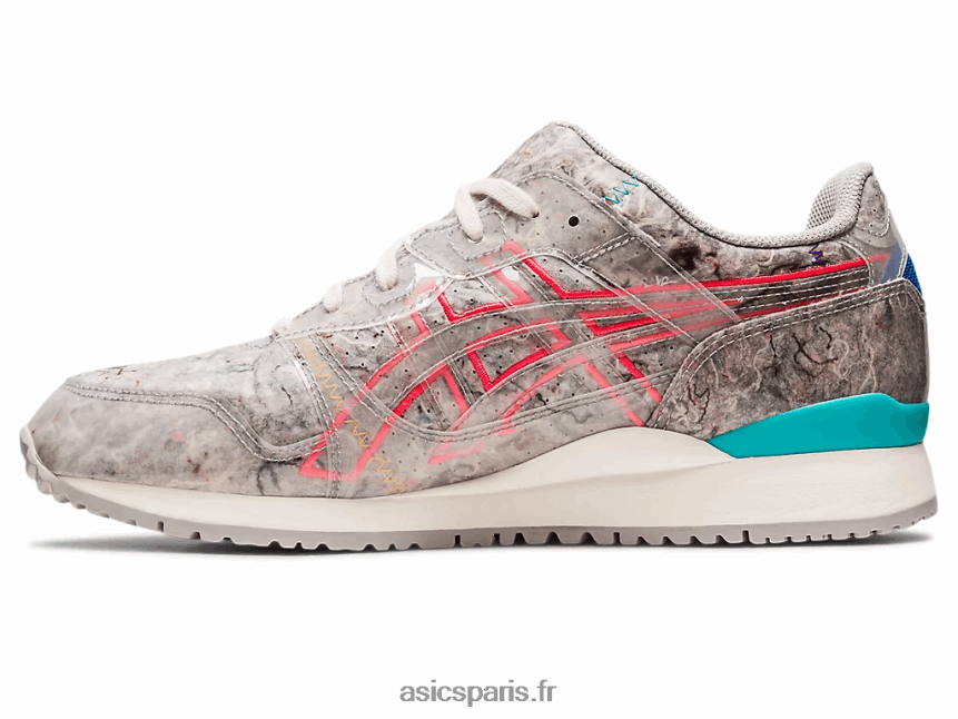 femmes Asics feutre recyclé gel-lyte iii og BXL8B2212 gris huître/rose diva
