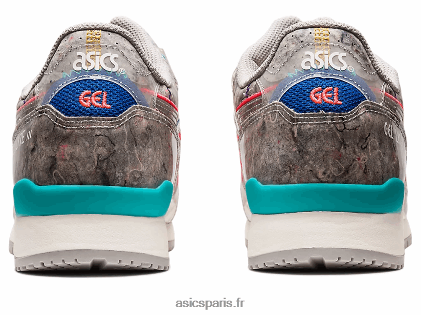 femmes Asics feutre recyclé gel-lyte iii og BXL8B2212 gris huître/rose diva