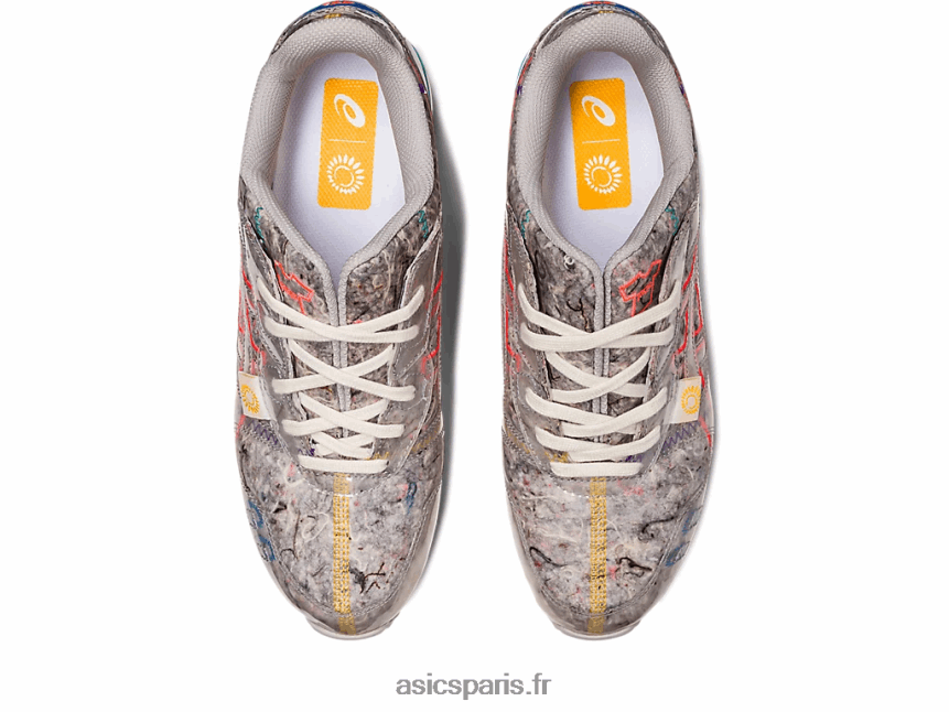 femmes Asics feutre recyclé gel-lyte iii og BXL8B2212 gris huître/rose diva