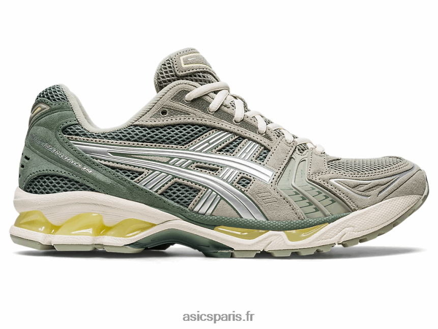 femmes Asics gel-kayano 14 BXL8B2625 gris olive/argent pur