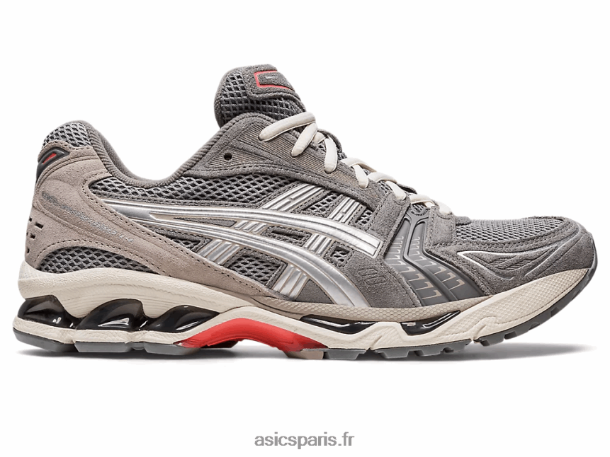 femmes Asics gel-kayano 14 BXL8B2653 gris argile/argent pur