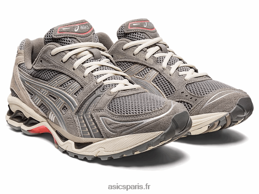 femmes Asics gel-kayano 14 BXL8B2653 gris argile/argent pur
