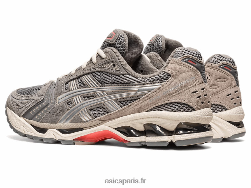 femmes Asics gel-kayano 14 BXL8B2653 gris argile/argent pur