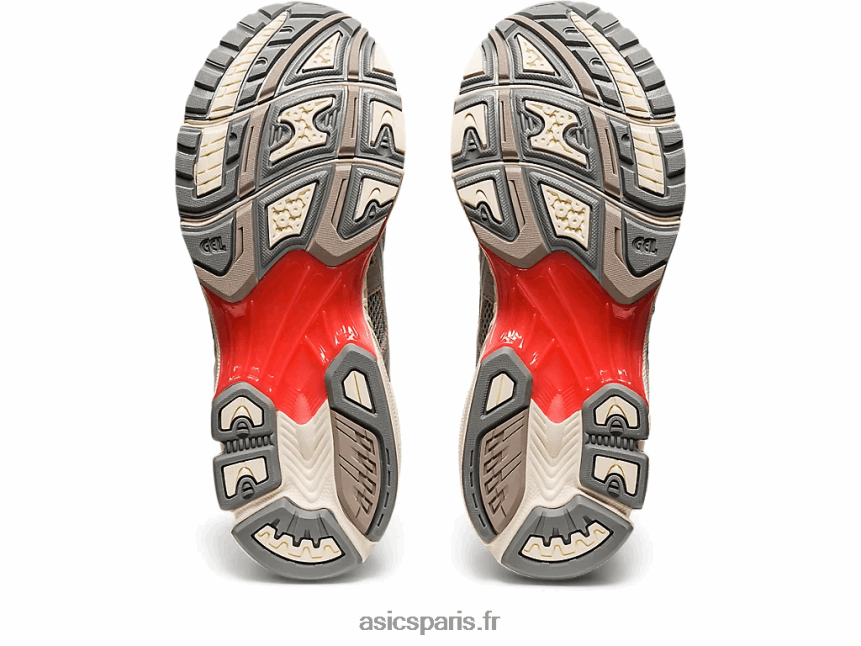 femmes Asics gel-kayano 14 BXL8B2653 gris argile/argent pur