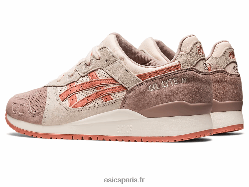 femmes Asics gel-lyte iii og BXL8B2178 fauve/saumon