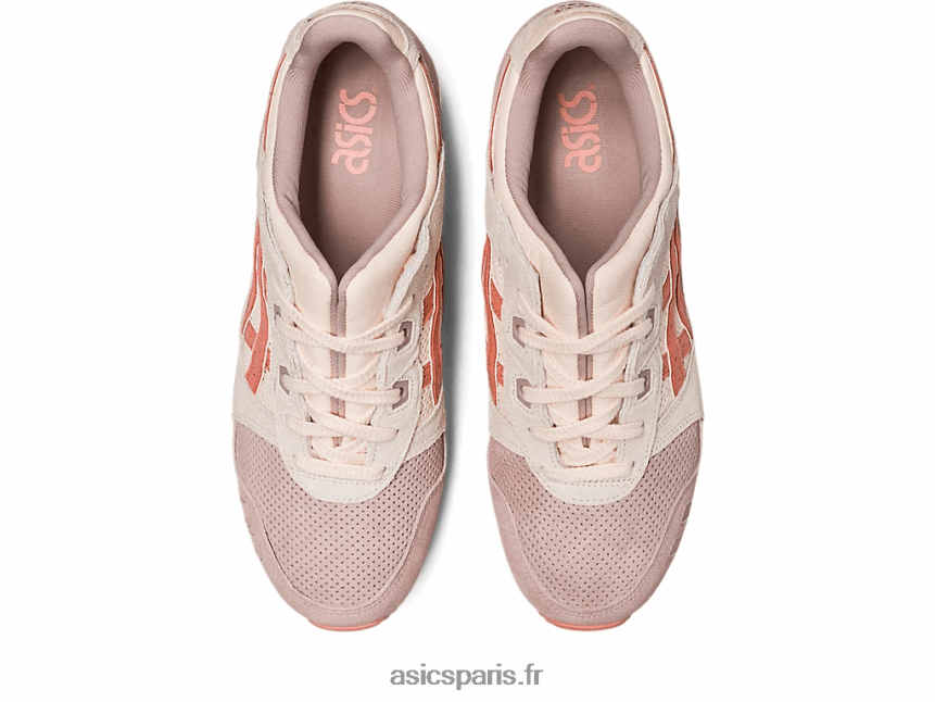 femmes Asics gel-lyte iii og BXL8B2178 fauve/saumon