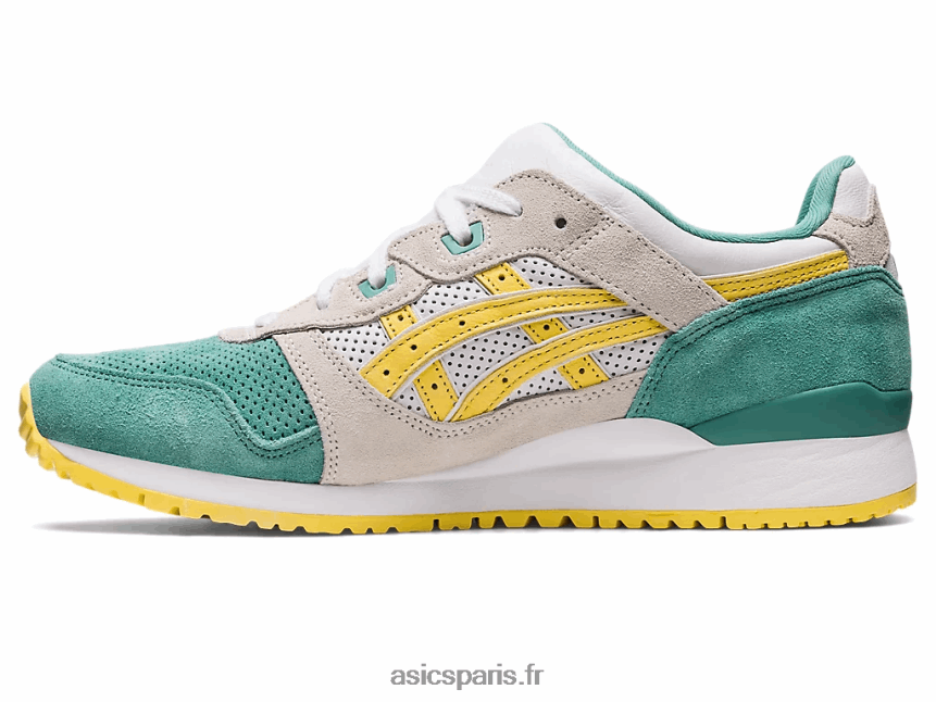 femmes Asics gel-lyte iii og BXL8B2219 crème de sauge/banane