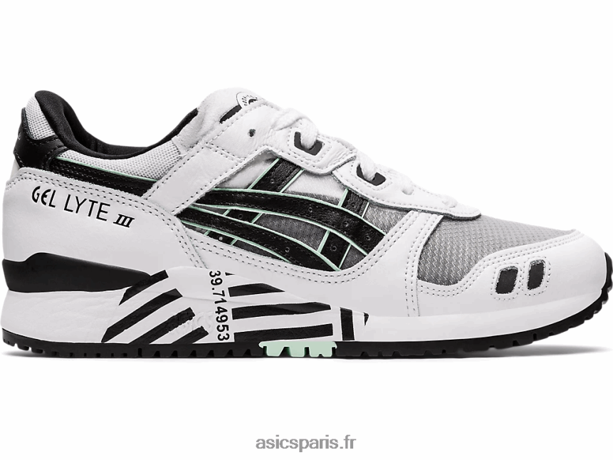femmes Asics gel-lyte iii og BXL8B24169 blanc noir